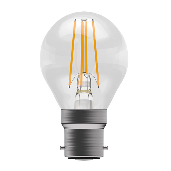 05030 - LED 4W Clear Filament Round - BC - 2700K